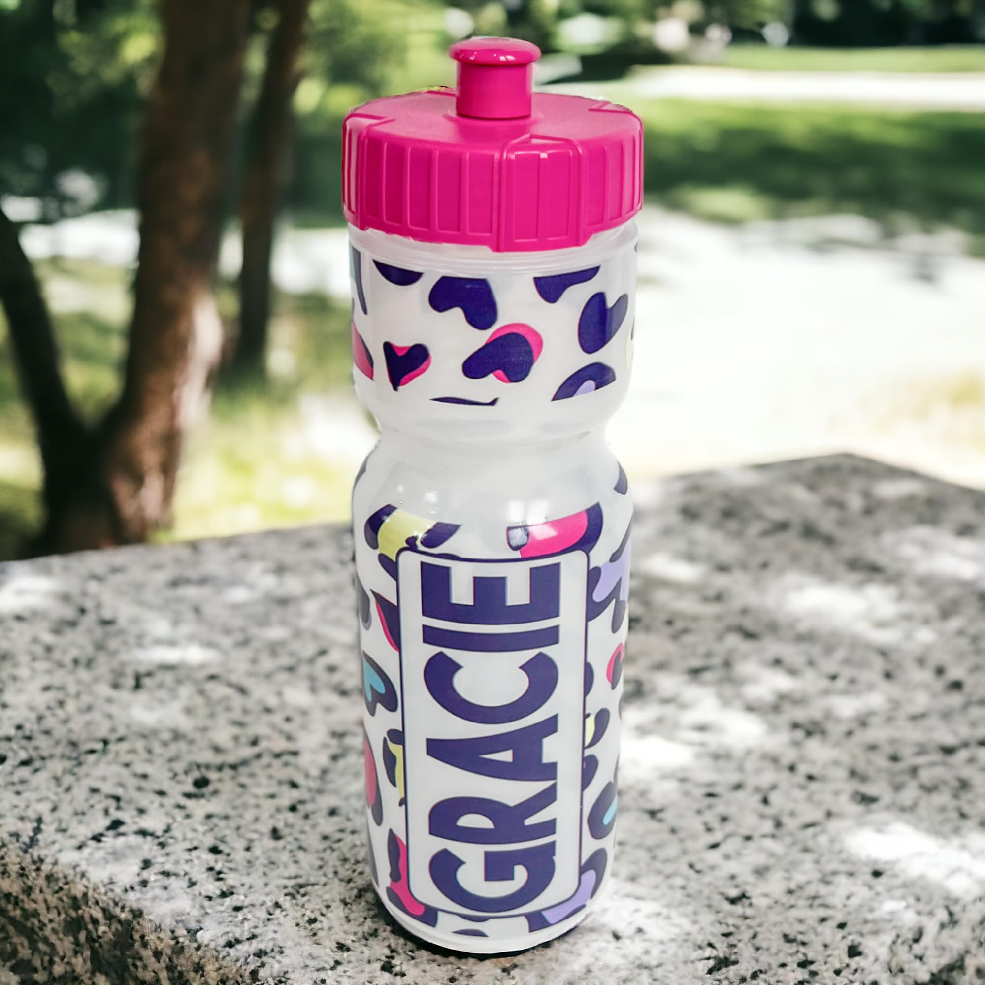 22oz Printed Sports Water Bottle