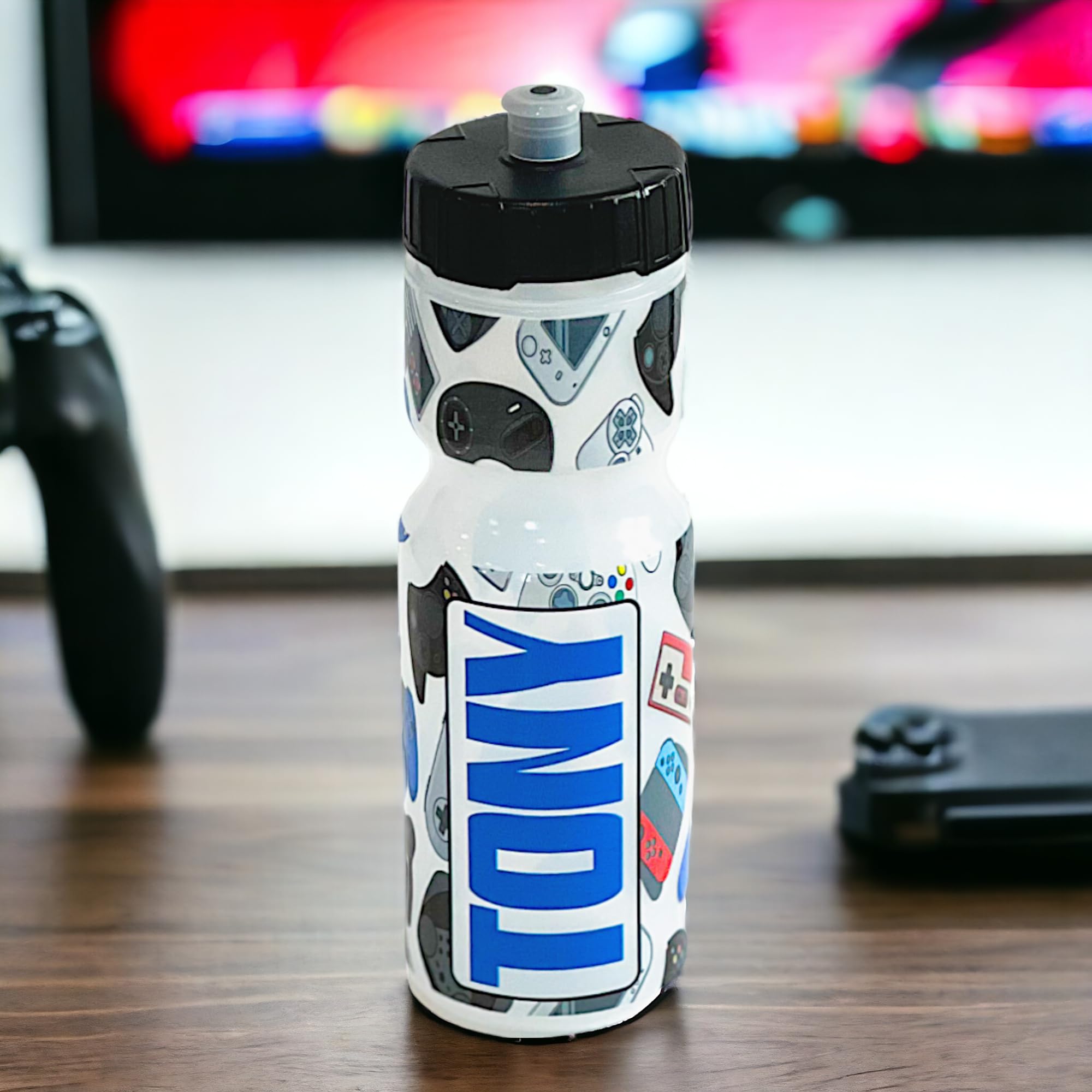 22oz Printed Sports Water Bottle