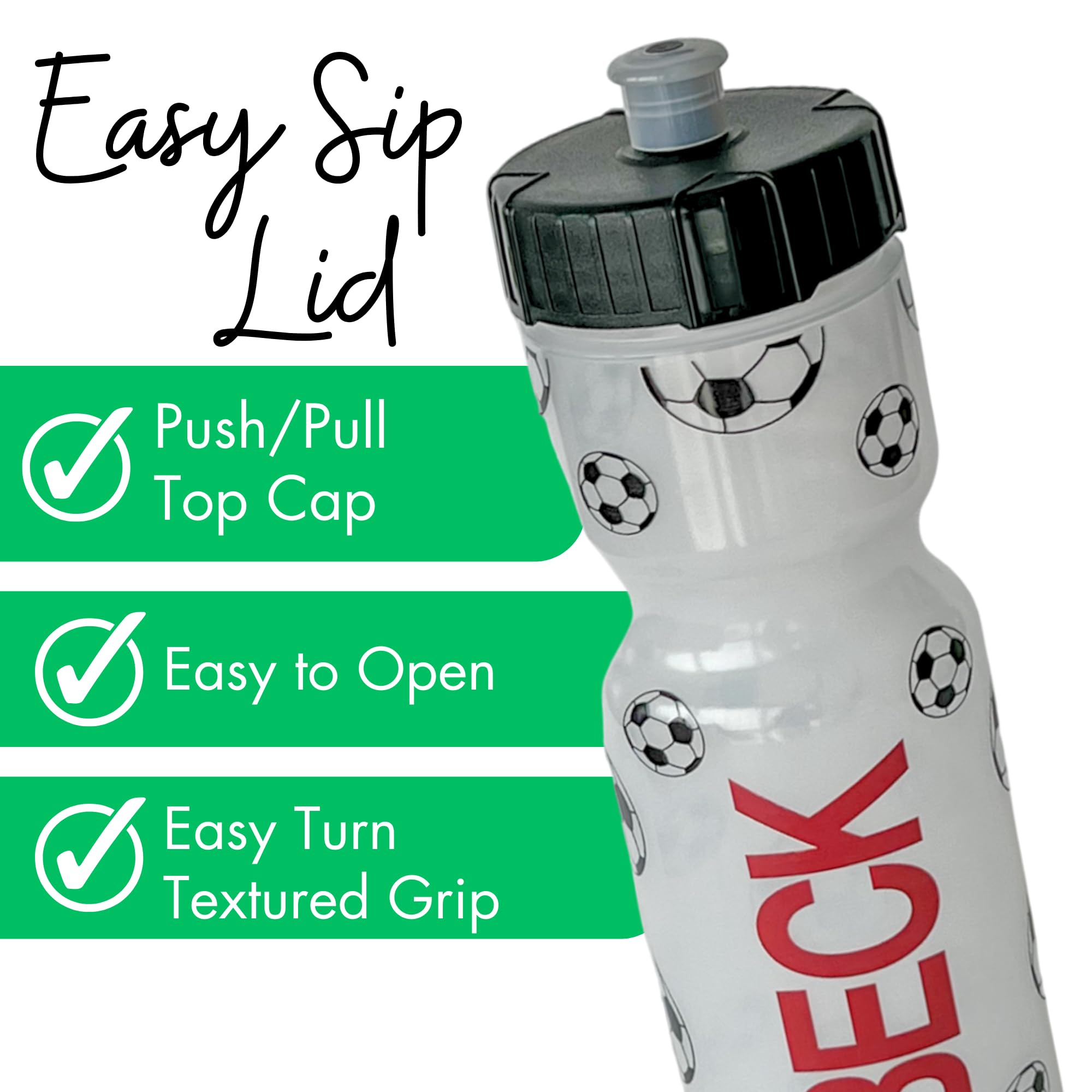 22oz Printed Sports Water Bottle