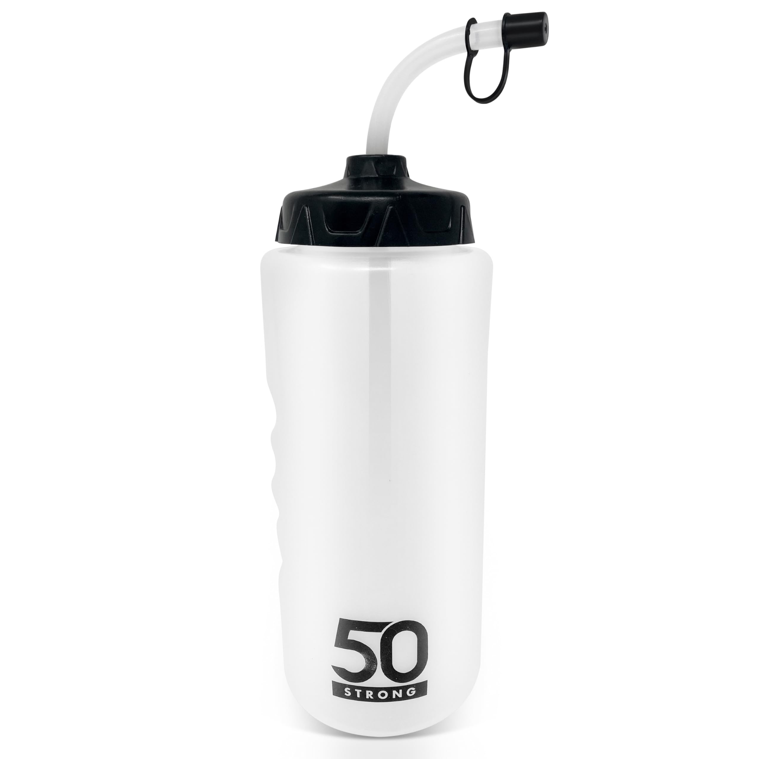 1 Liter Sports Water Bottle with Straw – 6-Pack