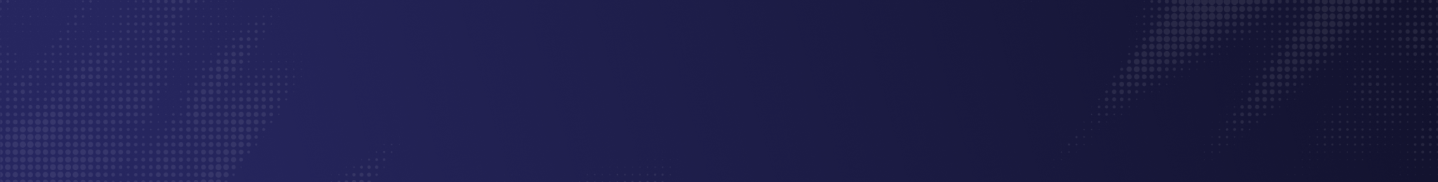 Navy blue background banner with light blue half-tone texture.