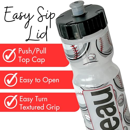 22oz Printed Sports Water Bottle