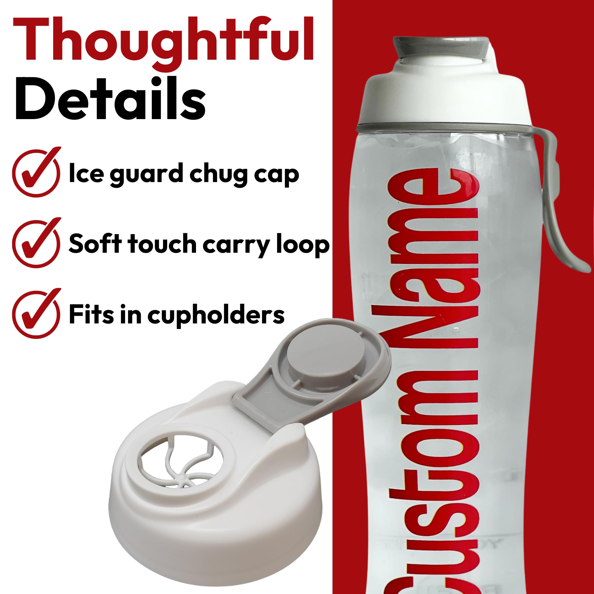 30oz Custom Hydration Tracker Bottle